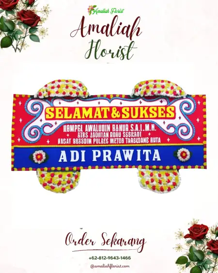 Papan Bunga Ucapan Selamat Pulau Maya